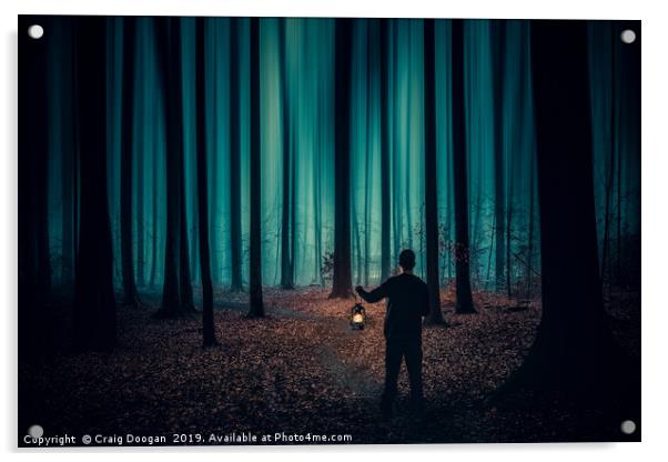 Into the Woods Acrylic by Craig Doogan
