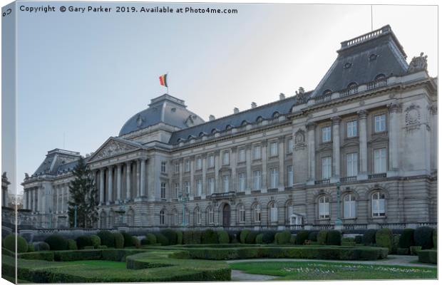 The Royal Palace, Brussels, Belgium  Canvas Print by Gary Parker