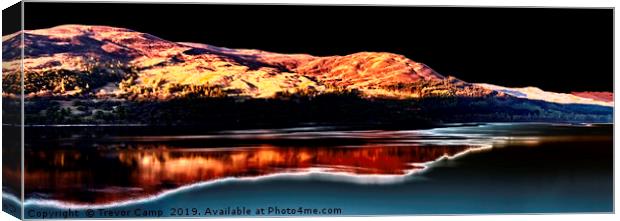 Loch Rannoch by Solarlight Canvas Print by Trevor Camp