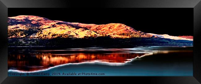 Loch Rannoch by Solarlight Framed Print by Trevor Camp