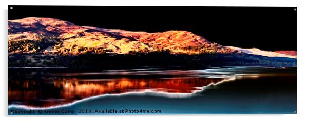 Loch Rannoch by Solarlight Acrylic by Trevor Camp