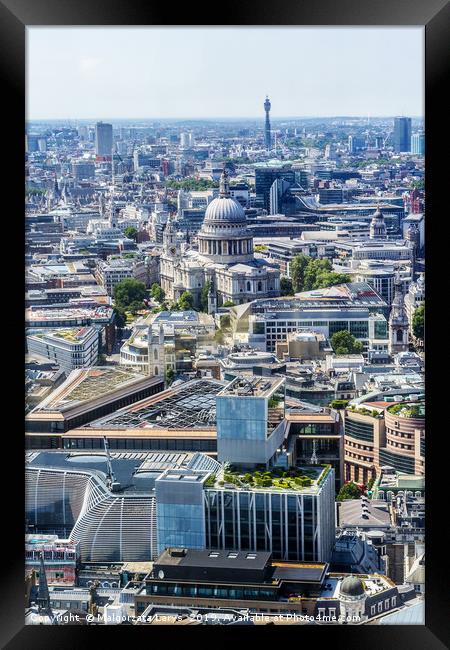Beautiful panorama of London city Framed Print by Malgorzata Larys