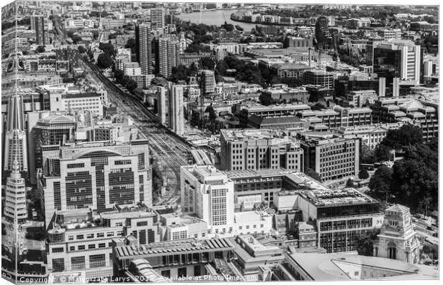 Beautiful panorama of London city taken from above, United Kingdom Canvas Print by Malgorzata Larys