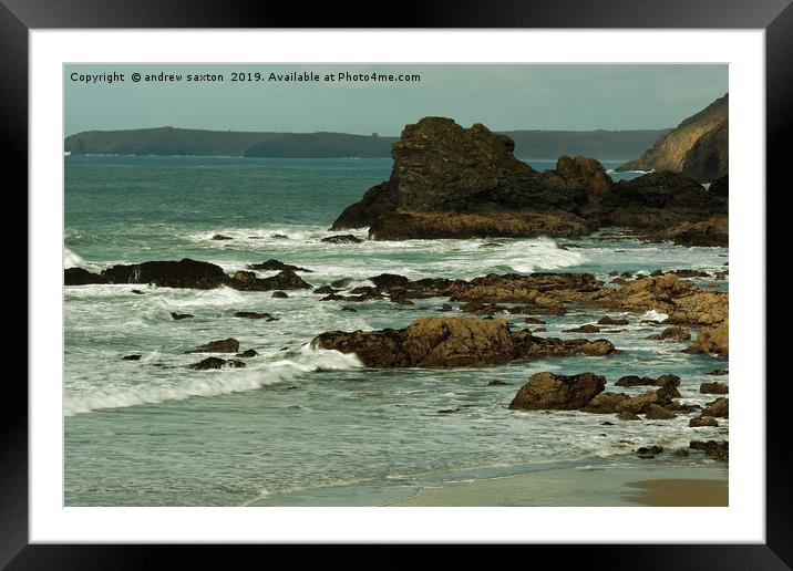 AGNES ROCKS Framed Mounted Print by andrew saxton