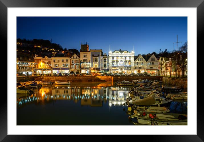  Dartmouth At Twilight Framed Mounted Print by John Fowler
