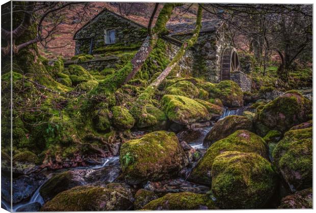 The Old watermill in Borrowdale Canvas Print by George Robertson