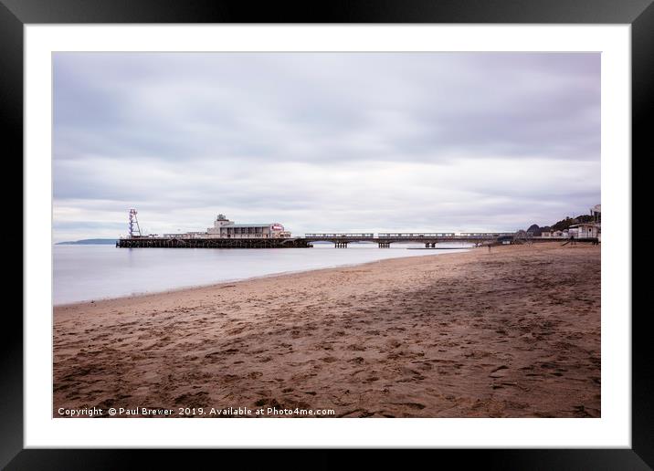 Bournemouth Pier  Framed Mounted Print by Paul Brewer