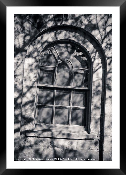 Old window Framed Mounted Print by Malgorzata Larys