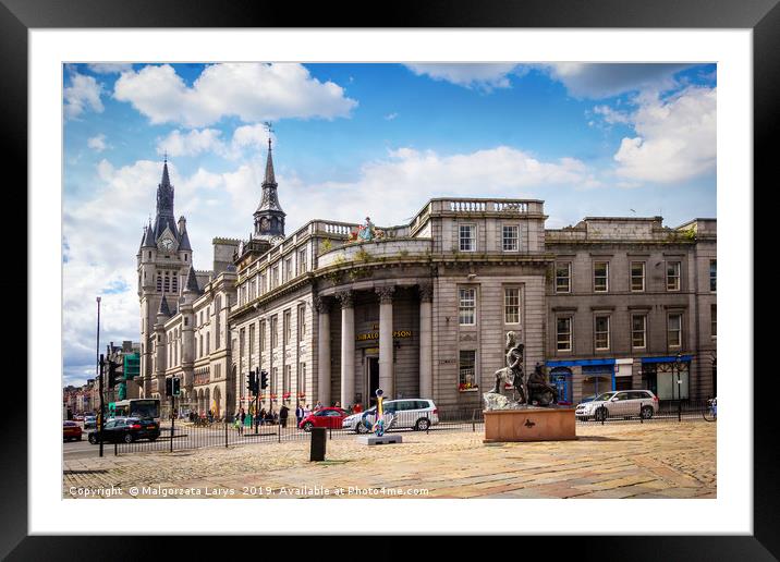 Aberdeen, historic architecture, Town House,  Scot Framed Mounted Print by Malgorzata Larys
