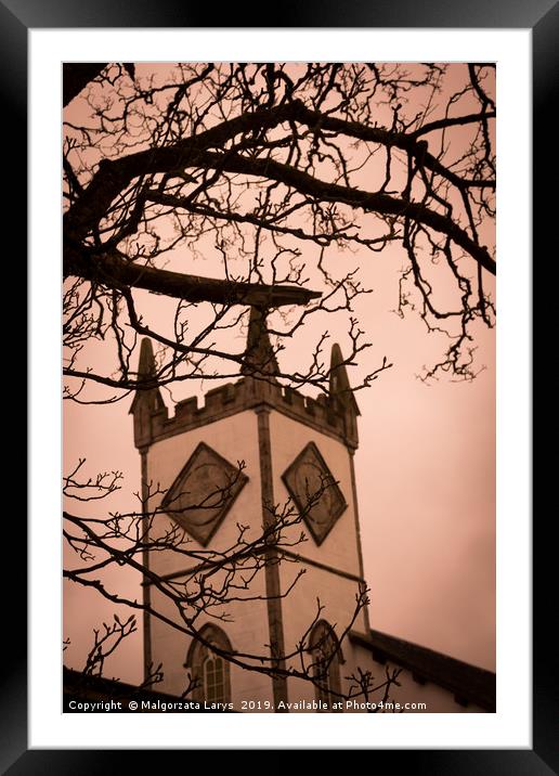 Old church, Scotland  Framed Mounted Print by Malgorzata Larys