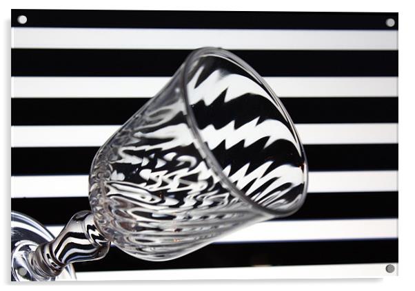 Glass and Stripes Acrylic by Gavin Liddle