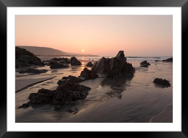 Dawning Is The Day Framed Mounted Print by CHRIS BARNARD