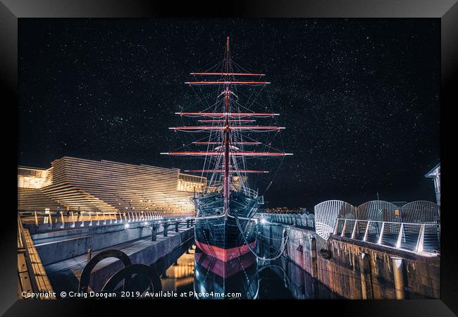 RRS Discovery Framed Print by Craig Doogan