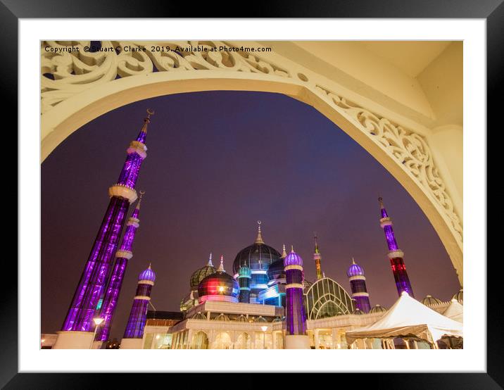 Crystal mosque Framed Mounted Print by Stuart C Clarke