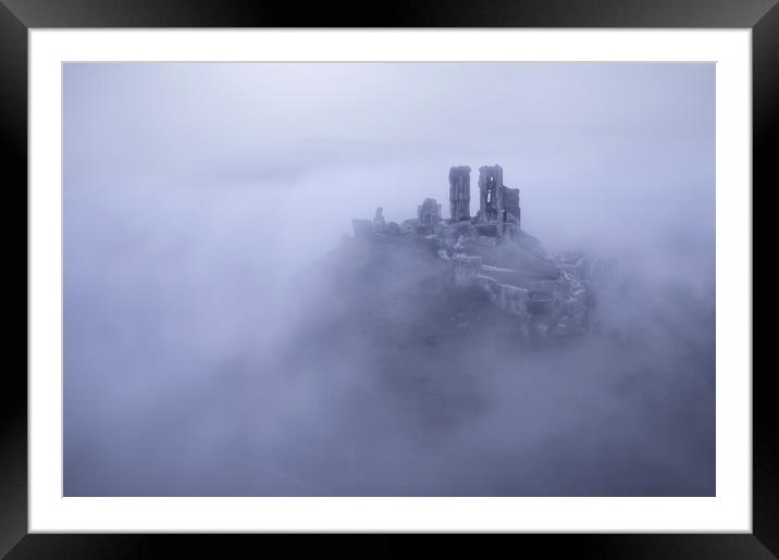 Castle in the Clouds Framed Mounted Print by Chris Frost