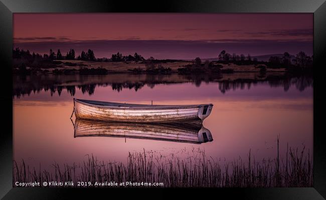 Loch Rusky Framed Print by Angela H