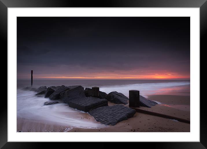 Rushing towards the light Framed Mounted Print by Simon Wrigglesworth