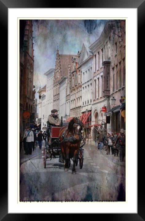 Brugge  Framed Mounted Print by sylvia scotting