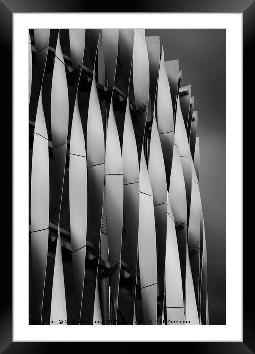 Abstract of Victoria Gate Shopping Centre Car Park Framed Mounted Print by Martin Williams