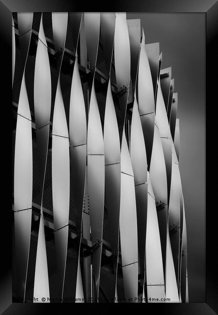 Abstract of Victoria Gate Shopping Centre Car Park Framed Print by Martin Williams