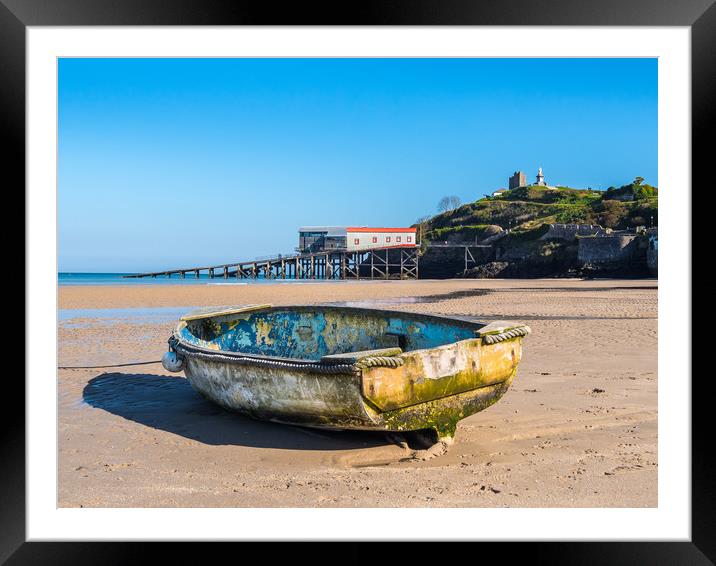 Serene Seaside Charm Framed Mounted Print by Colin Allen