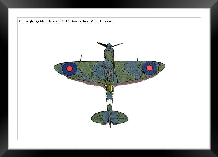 Flight 5 Framed Mounted Print by Alan Harman