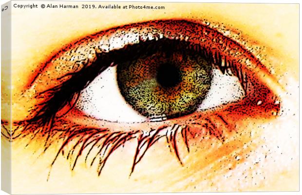 Eye Canvas Print by Alan Harman