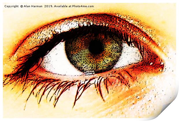 Eye Print by Alan Harman