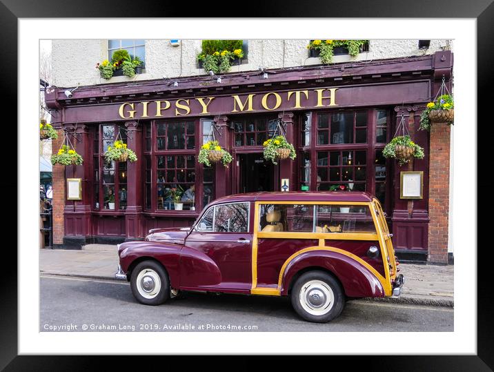 The Gypsy Moth Pub  Framed Mounted Print by Graham Long