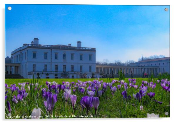 Queens House Greenwich  Acrylic by Graham Long