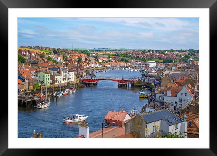 Whitby Bay Framed Mounted Print by Phil Dutton