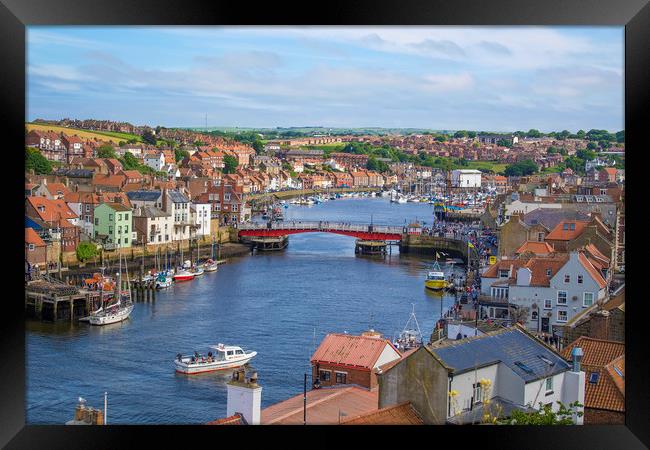 Whitby Bay Framed Print by Phil Dutton