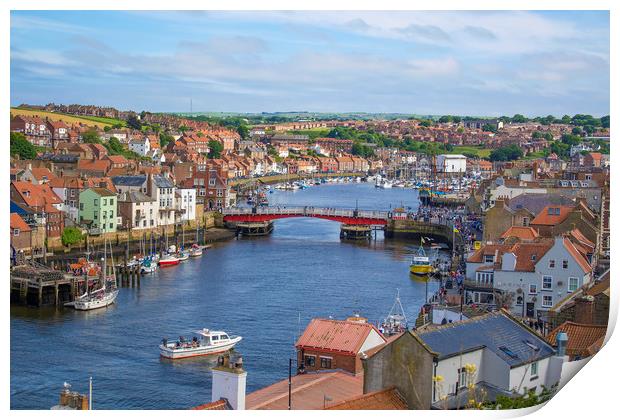 Whitby Bay Print by Phil Dutton