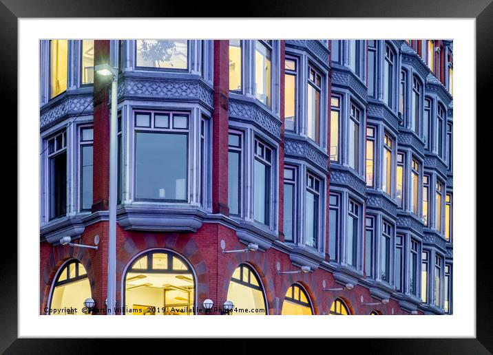 Chambers Building, Downtown Ottawa, Capital of Can Framed Mounted Print by Martin Williams