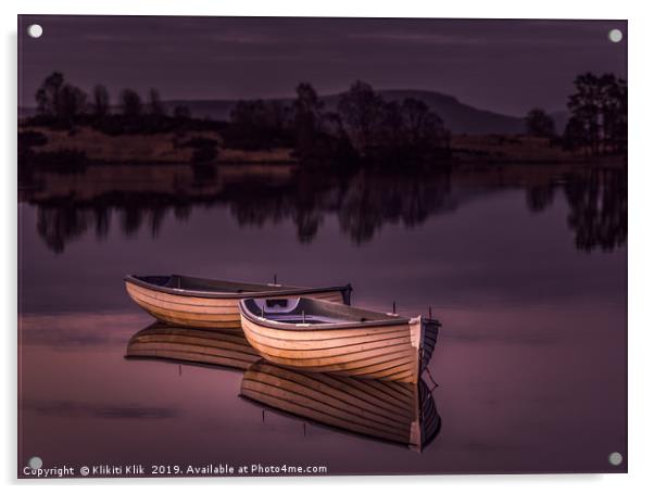 Loch Rusky Acrylic by Angela H
