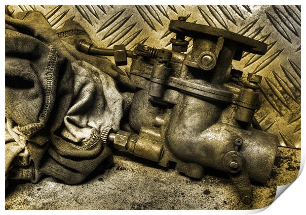 The Carburettor Print by Rob Hawkins