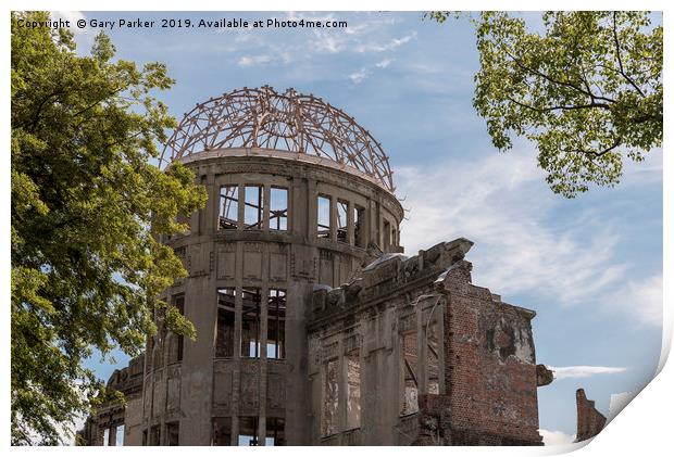 Hiroshima Peace Memorial or Atomic Bomb Dome that  Print by Gary Parker