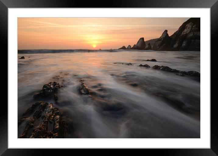 Westcombe Serenity Framed Mounted Print by David Neighbour