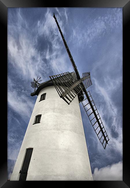 Windmill Framed Print by Brian Beckett