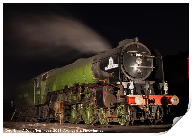 On Shed with Tornado Print by David Tomlinson