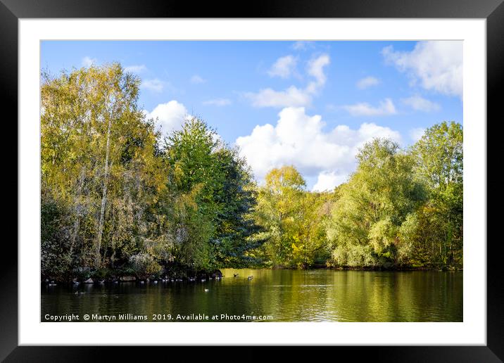 Colwick Park, Nottingham Framed Mounted Print by Martyn Williams