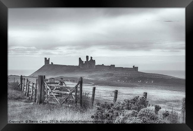 Ruins of Dunstanburgh Castle Framed Print by Trevor Camp