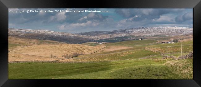 Harwood, Upper Teesdale, Panorama (2) Framed Print by Richard Laidler