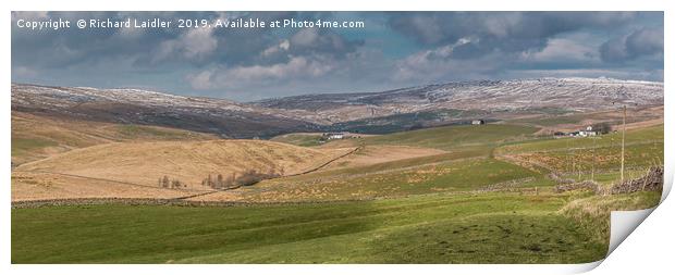 Harwood, Upper Teesdale, Panorama (2) Print by Richard Laidler