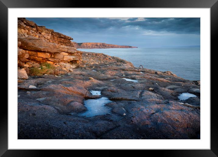The Welsh Heritage Coast Framed Mounted Print by Leighton Collins