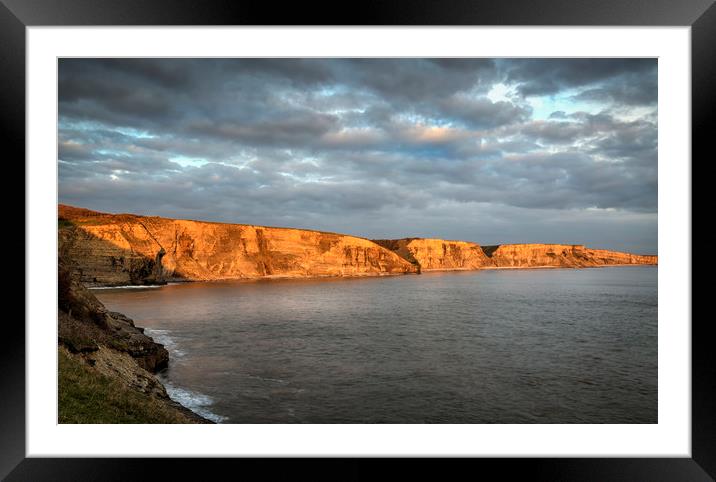 South Wales Heritage Coast Framed Mounted Print by Leighton Collins