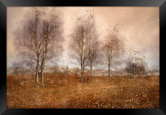 Painted Landscape Framed Print by Svetlana Sewell