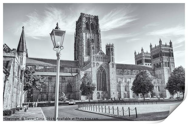 Durham Cathedral at Dusk Print by Trevor Camp