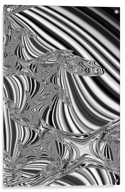 Liquid Chrome Acrylic by Steve Purnell