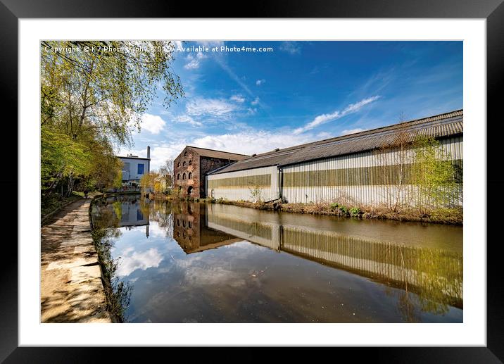 The Sheffield & South Yorkshire Navigation Framed Mounted Print by K7 Photography